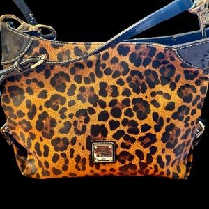 Dooney and Bourke Ocelot print purse and wallet